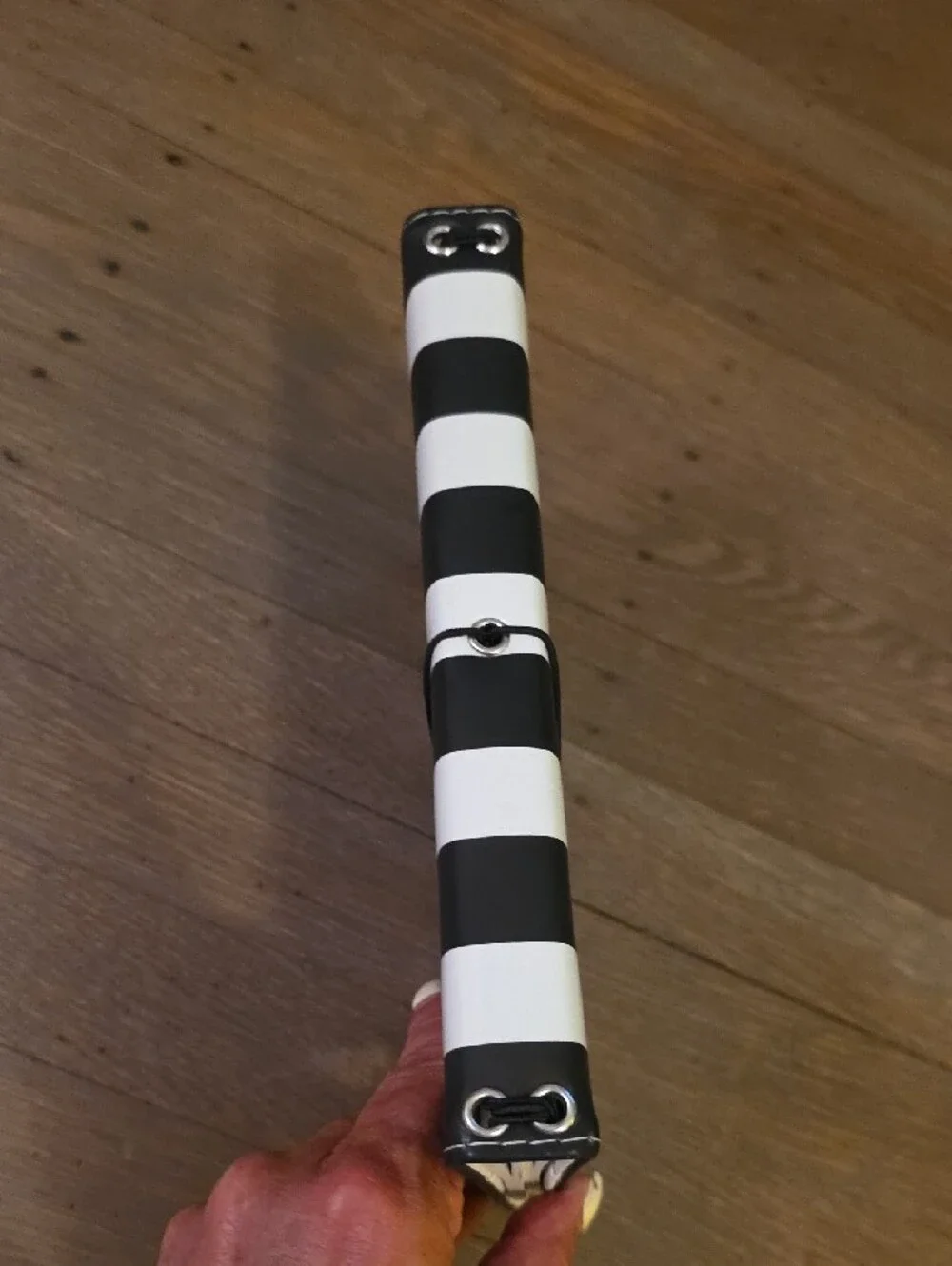 Heidi Swapp Black and White Striped Notebook / Journal